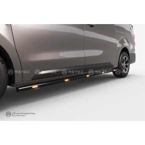 Sidebars, Toyota Proace '16-20' (WB3275mm) (black) med LED