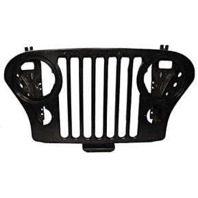 GRILLE RADIATOR, BLACK, CJ 1972-86