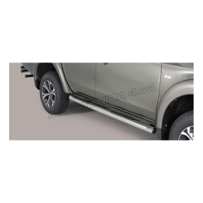 Kanalrør med trinn, Fiat Fullback D/C, '16-, rustfritt, 76 mm