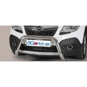 Frontbøyle Opel Mokka 12-16  Ø 76mm (black)