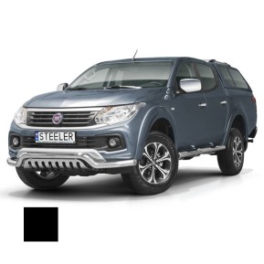 Støtfanger Rør Nedre, FIAT FULLBACK 2015 -, d70mm, sort