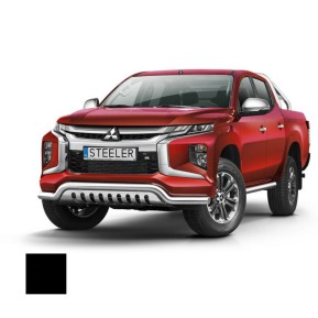Støtfanger Rør Nedre, MITSUBISHI L200 2019 -, d70mm, sort