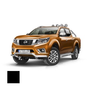 Støtfanger Rør Nedre, NISSAN NAVARA NP300 2015 -, d70mm, sort