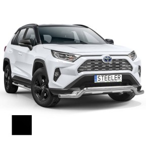 Støtfanger Rør Nedre, TOYOTA RAV4 2018 -, d70mm, sort