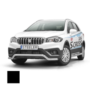 Støtfanger Rør Nedre, SUZUKI SX4 S-CROSS 2016 -, d60mm, sort
