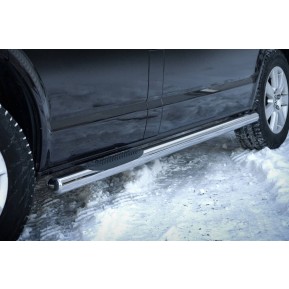 Stigtrinn m/step, Volkswagen Transporter T6/T6.1 '15-, LWB, 70 mm, rustfri