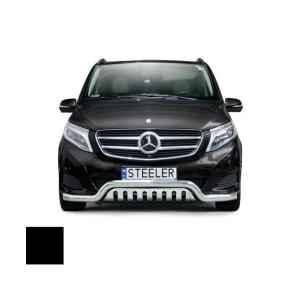 Støtfanger Rør Nedre, MERCEDES V-CLASS 2014 - 2019, d70mm, sort