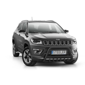 Frontbøyle, JEEP COMPASS 2017 -, d60mm, sort