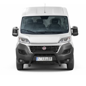 Frontbøyle, FIAT DUCATO 2006 - , d70mm, sort (Passer også 2016-)