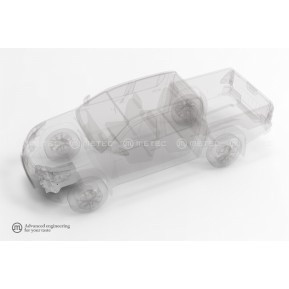 Skliplate motor Toyota Hilux '16 -, '20-  (aluminium)