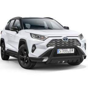 Frontbøyle m/skliplate, TOYOTA RAV4 2018 -, d70mm, sort