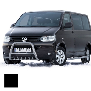 Frontbøyle, VW T5 2003 - 2010 - 2015, d70mm, sort