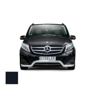 Støtfanger Rør Nedre, MERCEDES V-CLASS 2014 - 2019, d70mm, sort