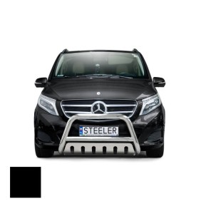 Frontbøyle, MERCEDES V-CLASS 2014 - 2019, d70mm, sort