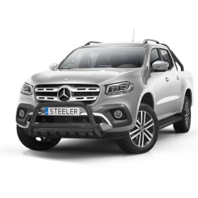 Frontbøyle, MERCEDES X-CLASS 2017 -, d70mm, sort
