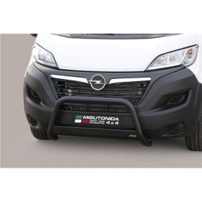 Frontbøyle, 63mm, sort, Opel Movano 2022-