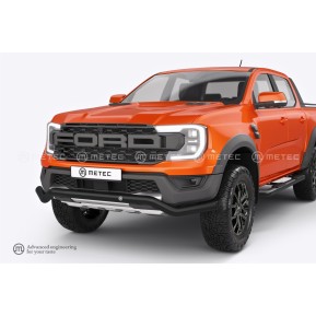 Spoilerbar ø60mm Ford Ranger Raptor '23- (sort)
