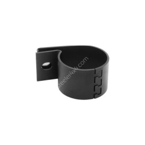 Lykteklammer for ekstralys, 70 mm, sort  (2 stk)
