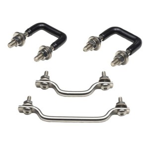 Windshield hold down set Stainless Steel