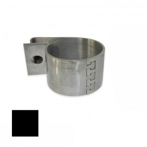 Lykteklammer 76 mm, sort pulverlakk  (1 stk)
