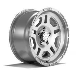 8,5x17 Wheel  ET+10, silver, TÜV godkjent opp til 35