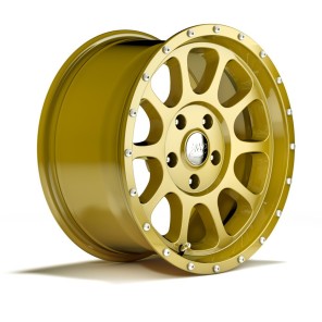 8,5x17 Wheel  ET+12, gold, TÜV godkjent opp til 35