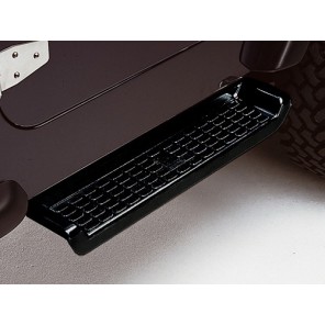 Factory Style Steps Aluminium Black, Jeep Wrangler TJ, 97 - 00