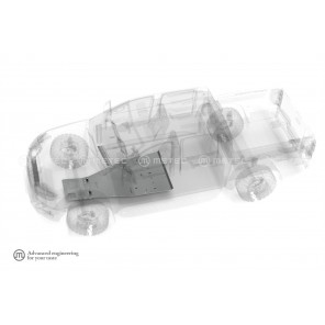Skliplate girkasse Ford Ranger Raptor '22- (aluminium)