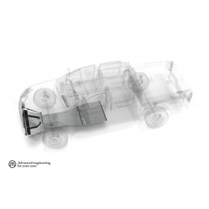 Skliplate fullt sett Ford Ranger Raptor '22- (aluminium)